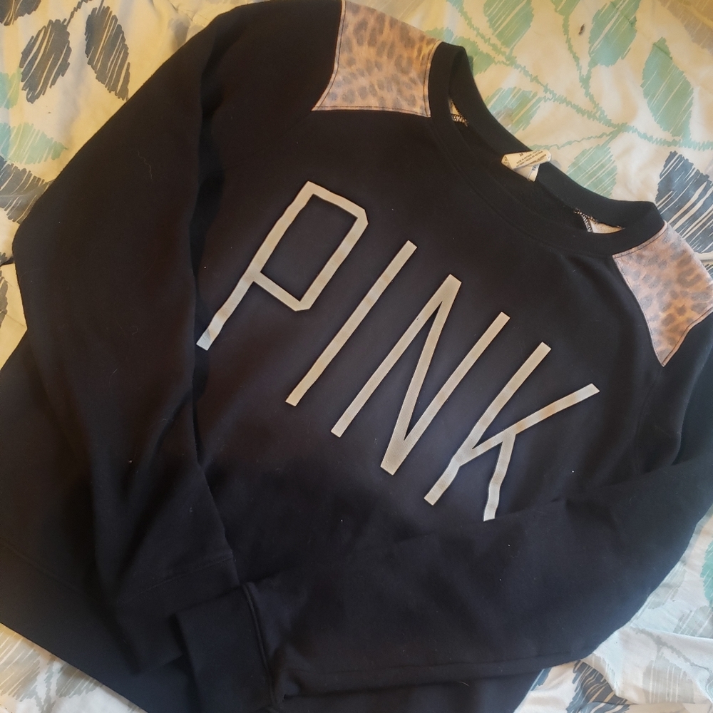 Leopard Print PINK sweatshirt